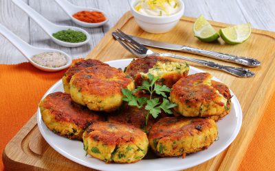 Hamburguesas de bacalao