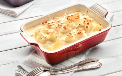 Coliflor con bacalao ‘al gratén’