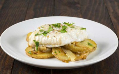 Cómo preparar bacalao con patatas en el microondas