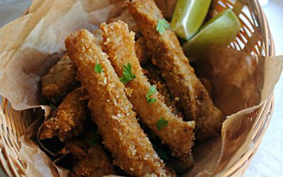 Receta de goujons de bacalao estilo tandoori