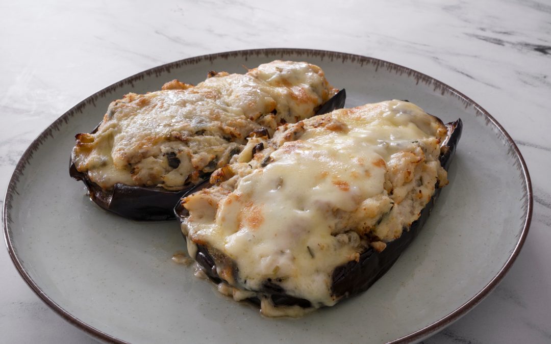 Berenjenas rellenas de bacalao