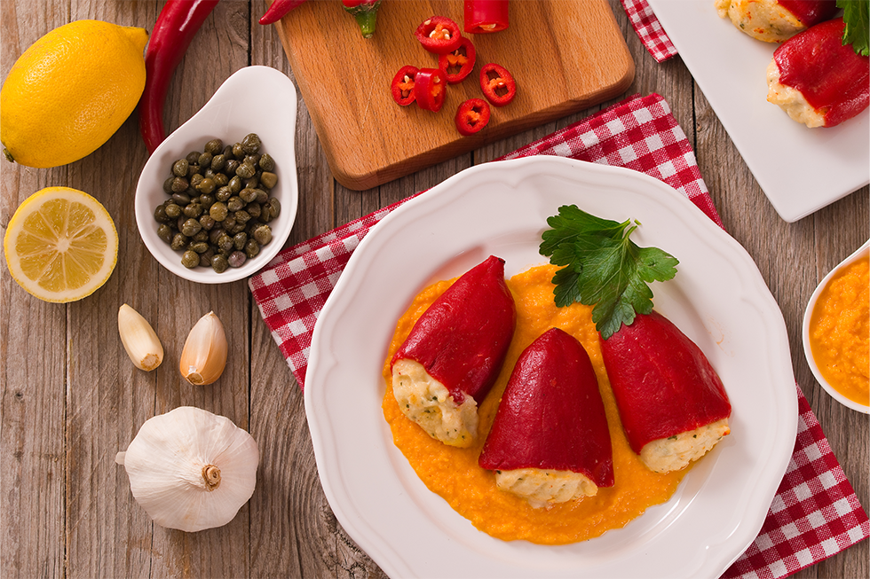 Receta pimientos de piquillo rellenos